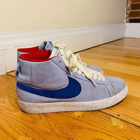 Nike Sb Blazer Chicago Ice Blue 2008 Size 9 - Picture 7 of 16